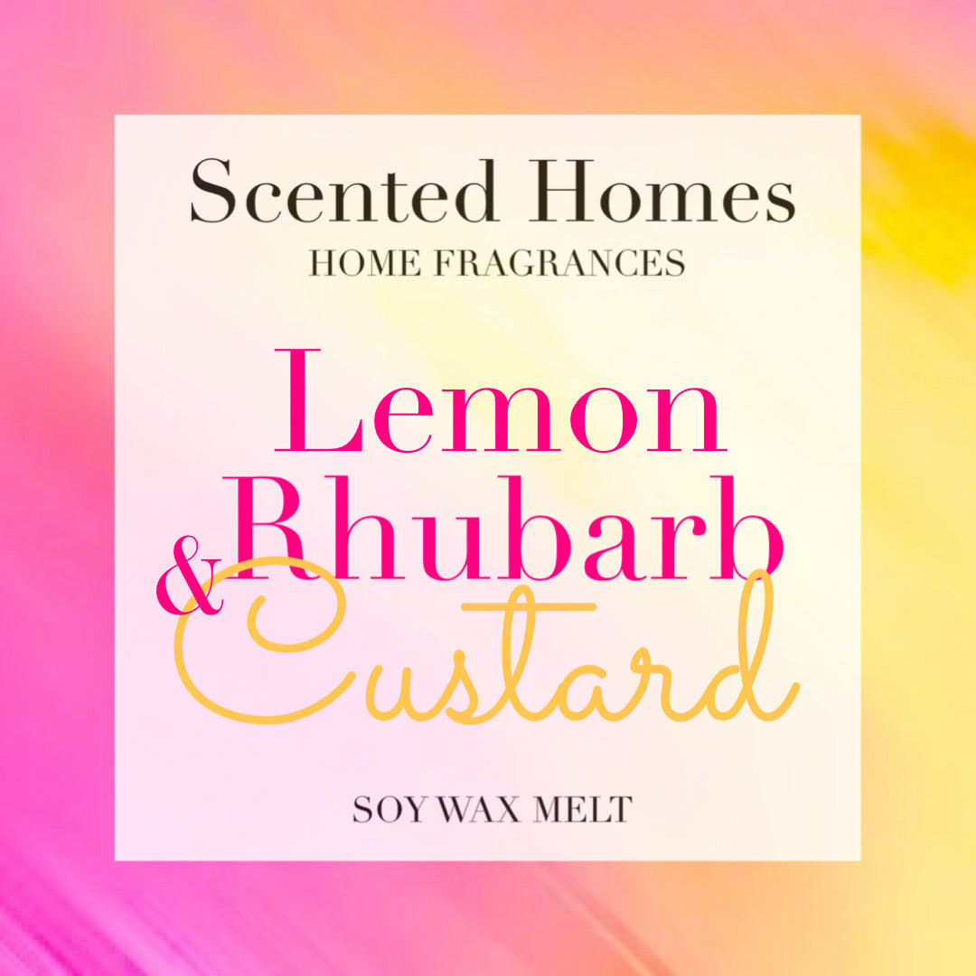 Lemon & Rhubarb Custard Chunks